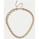 Autograph Gold Link Chain with CZ