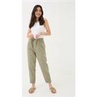 Buy Pure Cotton Tapered Cargo Trousers