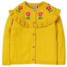 Buy Pure Cotton Floral Ruffle Cardigan (0 Mths - 5 Yrs)