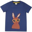 Organic Cotton Hare Appliqu T-Shirt (2-10 Yrs)