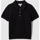 Cotton Blend Textured Polo Shirt (3-14 Yrs)