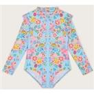 Floral Long Sleeve Swimsuit (3-13 Yrs)