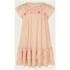 Floral Embroidered Tulle Party Dress (2-15 Yrs)
