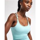 Dana Scoop Neck Strappy Fitted Crop Top