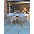 Luna 4 Seater Garden Table & Chairs