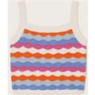 Pure Cotton Striped Knitted Top (3-13 Yrs)