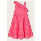 Pure Cotton Broderie Dress (2-15 Yrs)
