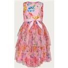 Floral Tulle Tiered Occasion Dress (3-13 Yrs)