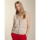 Buy Pure Wool V-Neck Knitted Vest