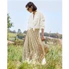 Cotton Rich Floral Maxi A-Line Skirt