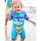Shark Graphic All In One Swimsuit (0-4 Yrs)