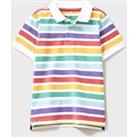 Buy Pure Cotton Striped Polo Shirt (3-12 Yrs)
