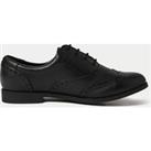 Kids Leather Lace-up Brogues School Shoes (13 Small - 7 Large)