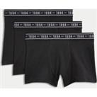 3pk Cotton Rich with Lycra Trunks (6-16 Yrs)