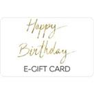 Buy Happy Birthday Gold E-Gift Card