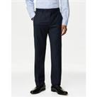 Buy Regular Fit Stretch Suit Trousers