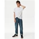 Relaxed Pure Cotton Jeans (6-16 Yrs)