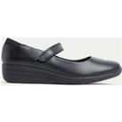 Kids Leather Mary Jane School Shoes (13 Small - 7 Large)