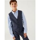 Checked Suit Waistcoat (6-16 Yrs)