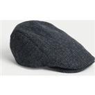 Buy Wool Rich Textured Flat Cap with Stormwear