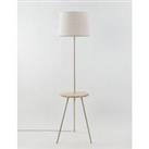 Buy Wooden Circular Table Floor Lamp