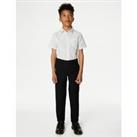 Boys Relaxed Stretch School Trousers (2-18 Yrs)
