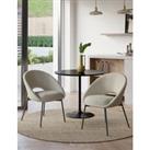 Set of 2 Curve Dining Chairs