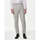 Tailored Fit Italian Linen Miracle Puppytooth Suit Trousers