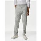 Puppytooth Elasticated Stretch Suit Trousers