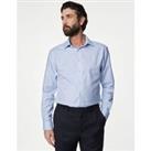 Regular Fit Easy Iron Luxury Cotton Checked Shirt