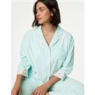 Cool Comfort Pure Cotton Striped Pyjama Top
