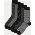5pk Assorted Modal Pima Cotton Socks