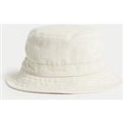 Kids Pure Cotton Plain Sun Hat (1-13 Yrs)