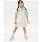 Pure Cotton Strawberry Pinafore Outfit (2-8 Yrs)