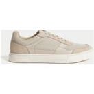 Suede Lace Up Trainers with Freshfeet