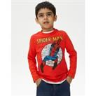 Buy Pure Cotton Spider-Man Top (2-8 Yrs)