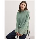 Wool Rich Funnel Neck Jumper with Cashmere