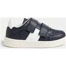 Leather Freshfeet Riptape Trainers (6 Small - 2 Large)