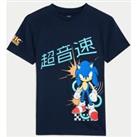 Pure Cotton Sonic the Hedgehog T-Shirt (6-16 Yrs)