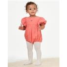 2pk Cotton Rich Strawberry Romper Outfit (0-3 Yrs)