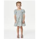 Pure Cotton Mini Me Floral Tiered Dress (2-8 Yrs)