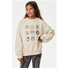 Cotton Rich Cat Sweatshirt (6-16 Yrs)