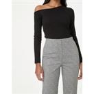 Cotton Rich Geometric Slim Fit Cropped Trousers