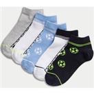 5pk Cotton Rich Football Trainer Liners