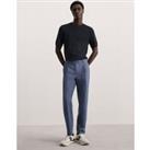 Buy Tapered Fit Italian Single Pleat Chinos