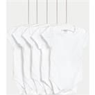 Buy 5pk Pure Cotton Bodysuits (0-36 Mths)