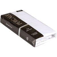 Percale Extra Deep Fitted Sheet, Small Double, White