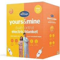 Silentnight Yours and Mine Electric Blanket, Double