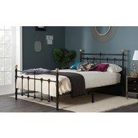 Birlea Atlas Metal Bed Frame, Single, Black