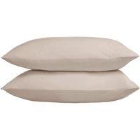 Five Star Hotel Concept Sateen Pillowcase, Standard Pillow Size, White
